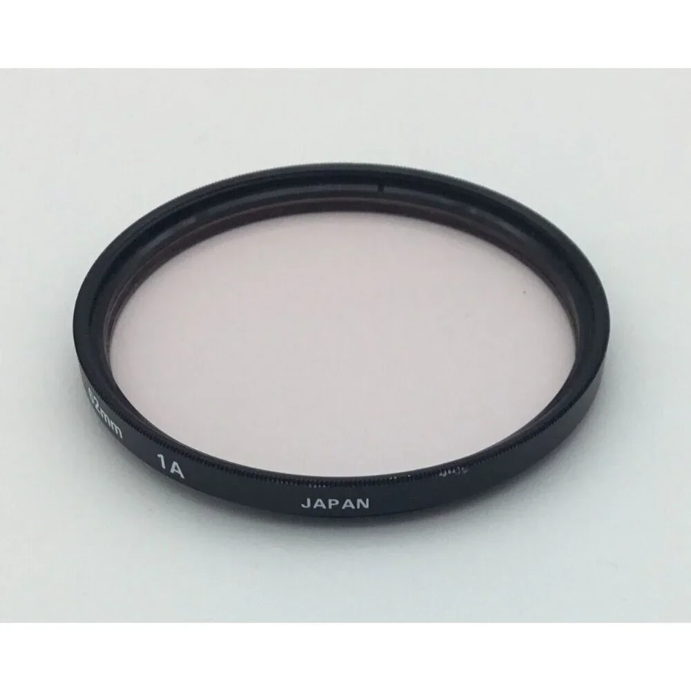 Tamron 62mm 1A Skylight Vintage Filter Made in Japan Screw On Black Rim